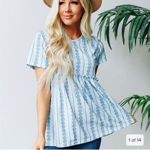 The NLife Short Sleeve Floral Blouse
